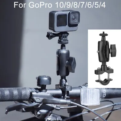 Bicycle Mount Bracket For GoPro Hero 10 9 8 Yi 4k Sjcam Sj8 Eken Action Camera I • £19.26