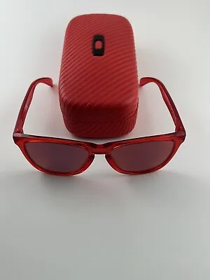 Oakley Supreme Frogskins Crystal Red Frame Red Iridium Lens Valentines LE148 • $699.99