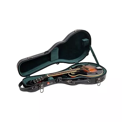 Crossrock Fiberglass F Mandolin Hard Case A-Style Mandolin Hardshell With TSA • $292.99