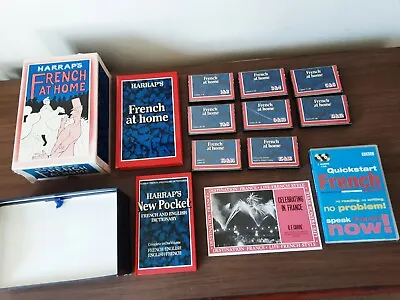 Harraps French At Home. Hardback Books And Cassettes . BBC Quickstart French DVD • £10.99