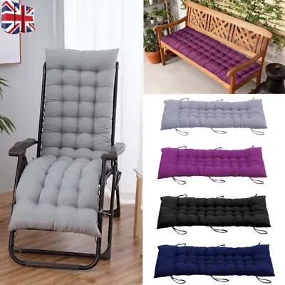 Cushion Pad Replacement For Sun Lounger Recliner Bench Chair Seat Garden Outdoor • £9.99