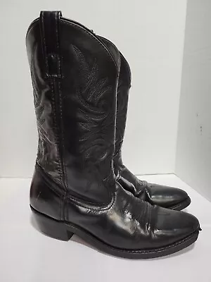 Laredo Western Cowboy Black Mens 9d Boots • $28.99