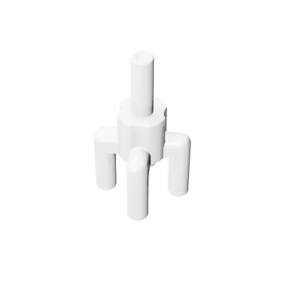 50x Part 2566 White Plant Palm Tree Top 4x1 Bottom Bar Building Pieces Brick Lot • $18.30