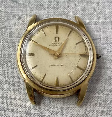 OMEGA Seamaster Automatic Watch 14704 Cal 591 Vintage Beige Dial 20 Jewels 1959 • $299