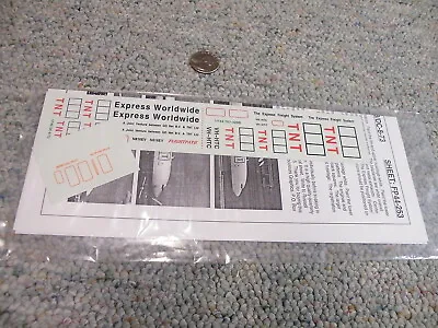 Flight Path  Decals 1/144 FP44-253 TNT 707-320B DC-8-73    N60 • $12.75