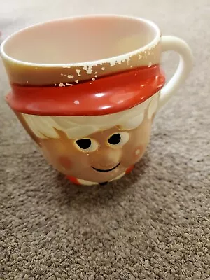 Vintage KEEBLER Cookie ELF MUG CUP F&F Die Works Plastic USA 3.5  Tall • $4.20