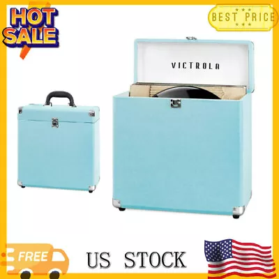 Victrola Collector Vinyl Record Storage CaseBlue • $29.81