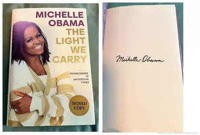 Michelle Obama - The Light We Carry - SIGNED FIRST EDITION HC Book - (Ding) Read • $89.99