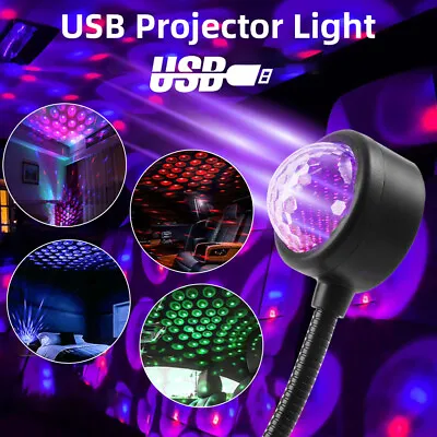 $6.99 • Buy 1x USB Car Interior Roof LED Star Night Light Atmosphere Starry Projector Lamp