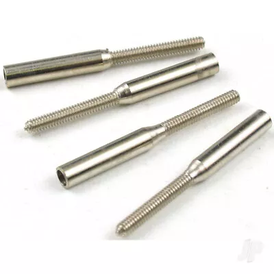 £4.99 • Buy JP M2 Solder Pushrod Linkage Threaded Extenders (4pcs) | For RC Model Planes