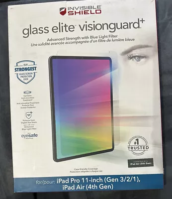 Invisible Shield Glass Elite Visiongaurd Ipad Pro 11-inch • $19.95