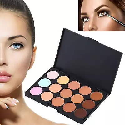 Palette Maquillage 15 Teintes Kit Contouring Et Anti-Cernes • $5.23