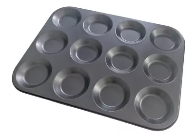 Bunsheet 12 Cup Cake Muffin Buns Baking Tray Non Stick 31cm X 24cm From I-Bake • £4.99