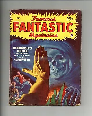 Famous Fantastic Mysteries Pulp Dec 1948 Vol. 10 #2 GD • $16