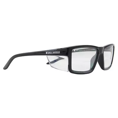 Pacific Bifocal +1.50 Safety Glasses Clear Lens AS/NZS 1337.1 Black • $27.95