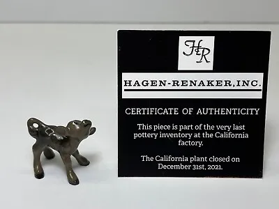 Hagen Renaker #923 A-211 Miniatures Calf Head Up Black Last Of Factory Stock • $11.99