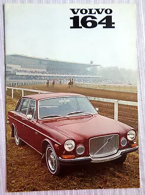 VOLVO 164 ~ 1969 Sales Brochure ~ B30 6 Cylinder • $17.95