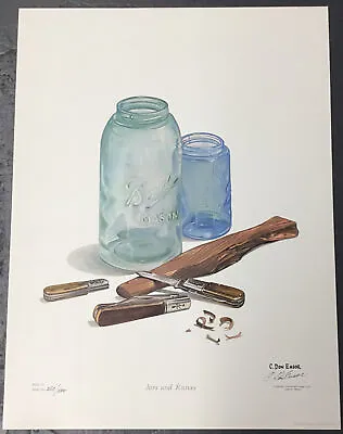 C. Don Ensor Art Print “Jars And Knives” Limited Edition Signed (W) • $69.99