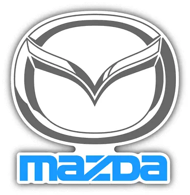 Mazda Combo Logo Auto Color Car Bumper Sticker Decal - 3'' Or 5'' • $3.75