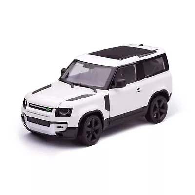 1:24 Land Rover Defender By Welly In White 24110CR Model Car • £23.99