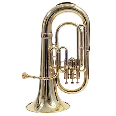 3 Valves Bb Euphonium Brass Polish  Comes With Hard Case And Mouthpiece By Zaima • $325
