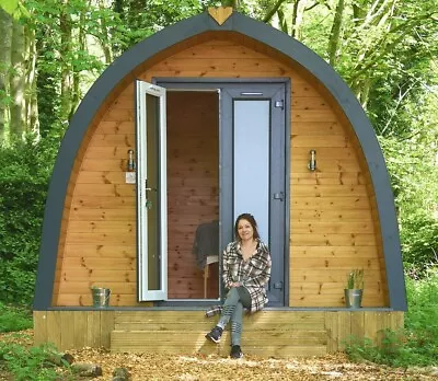 Glamping Pod / Wood Wizards / Garden Office 4.2m (L) X 3.3m (W) • £10599