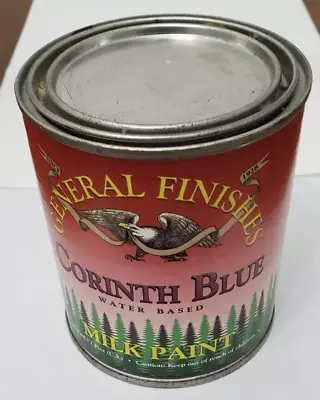 General Finishes Milk Paint (Discontinued Color Corinth Blue  Pint Size) • $19.95