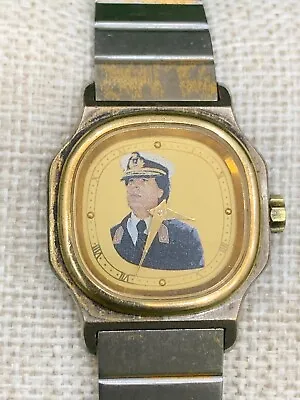 Vintage President Muammar Gaddafi Watch Special Edition Libya 2000's Ladies 26mm • $336