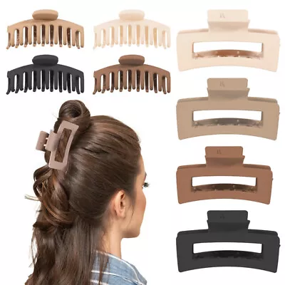 Hair Clips Hair Jaw Clips Straight For Curly Hair Durable Strong Hold Small • £7.69