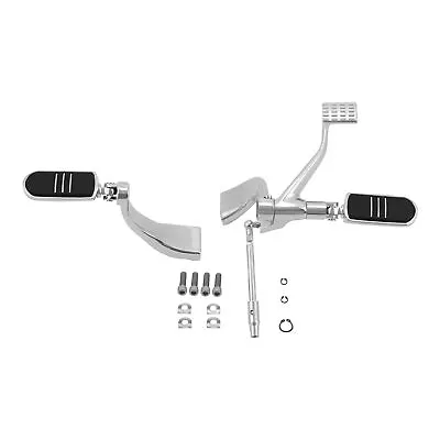 Chrome Mid Control Kit Foot Pegs Fit For Harley Sportster Iron XL883 1200 14-22 • $129.80