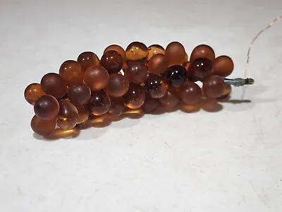 Murano 6  Amber Glass Grape Cluster Individually Wired • $33.21