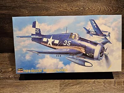 HASEGAWA - Grumman F6F-5 Hellcat  VF-17 Jolly Rogers  - 1/48 Scale Model 09135 • $29.99