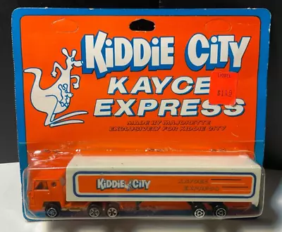 Vintage Majorette Kiddie City Kaycee Express Semi Trailer Truck Made France NOS • $19.98