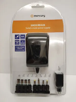 MERCURY ENGERY EFFICIENT UK SWITCH-MODE PWER SUPPLY SMDC403UK 1500mA/18W • £12.75