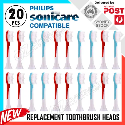 $26.90 • Buy 20pcs Kids Children Replacement Toothbrush Heads For Philips Sonicare Age 7+
