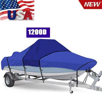 1200D Center Console Boat Cover 20-22' Heavy Duty Marine Grade Waterproof Cover • $143.36