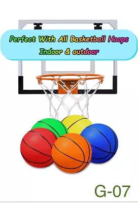 5 INCH PVC Mini Basketball For Indoor Basketball Mini Hoops Soft 5  Rubber S... • $11.99