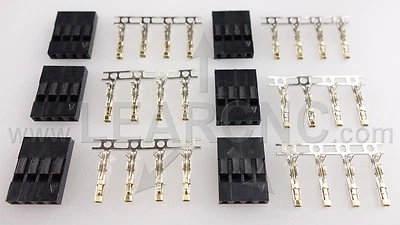 $2.50 • Buy LearCNC - 6 X 4 Pin DuPont Connector Set - 2.54mm RepRap Nema17 RAMPS