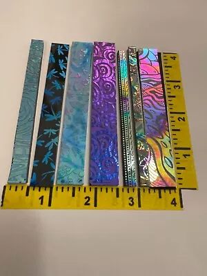 90 COE DICHROIC GLASS SCRAP  - 4” X4”  Sq. Approx.#. 7 • $31.99