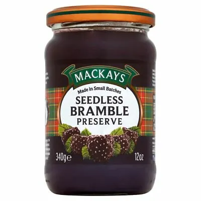 Mackays Seedless Bramble Preserve (340g) - Pack Of 2 • £9.05