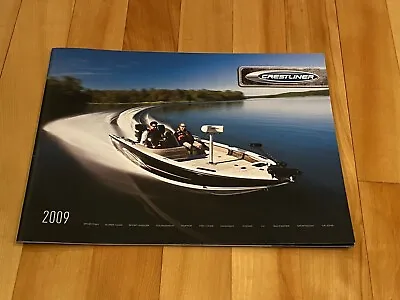 2009 Crestliner Aluminum Boat Catalog Vintage Dealer Sales Brochure 43 Pages • $9.90