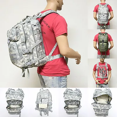 Army ACU Digital Camouflage Camp Tactical Military Style Pack Backpack W/ Molle • $44.99