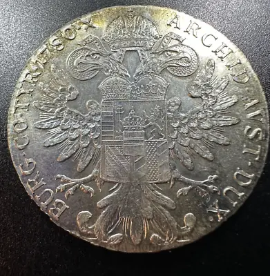 1780 Maria Theresa Silver Restrike Austria Thaler Uncirculated Coin 1 Oz Total • $29.50