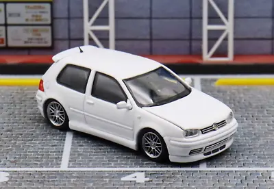 FH 1:64 White VW Golf GTI MK4 Coupe Sports Model Diecast Metal Car • $41.99