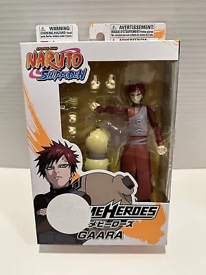 Naruto Shippuden Gaara With Gourd Bag 6.5  Action Figure Bandai Anime Heroes NEW • $24.99