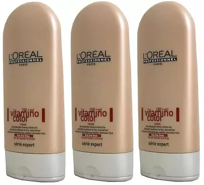 £13.44 • Buy 3x L'Oreal Vitamino Colour Conditioner 150ml (Series Expert)