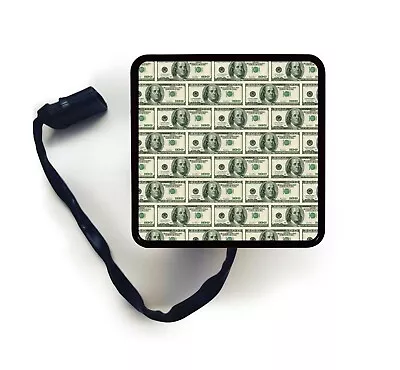Hitch Cover Art - Dollars Money Design - Trailer Receiver LED Brake Light • $23.90