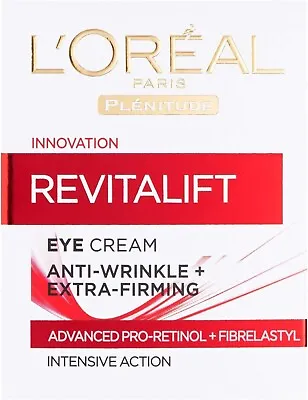 L'Oreal Revitalift Anti-Wrinkle Eye Cream Mix (Packaging May Vary) 15 Ml • £9.99