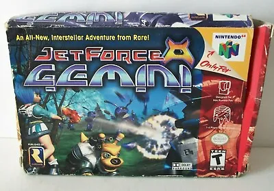 Jet Force Gemini Damaged Box Only NO GAME Nintendo 64 N64 Original Empty • $47.39