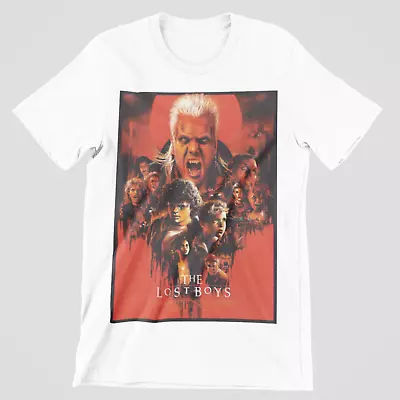 Official Vampire Horror T-Shirt THE LOST BOYS Movie Retro Santa Carla 80s Tee • £5.99